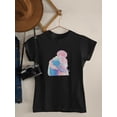 thumbnail image 3 of Manga Couple Soft Embrace T-Shirt Women -Image by Shutterstock, Female Large, 3 of 4
