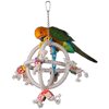 Super Bird Creations Sb445 Fun Round Swinging Orbiter Bird Toy, Small To Medium Size, 14 X 10 X 10