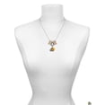 thumbnail image 3 of Delight Jewelry Silvertone Extra Large Softball and Glove Multi-Colored Crystal Mom Charm Necklace, 3 of 5