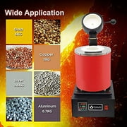 TOAUTO Digital Electric Furnace 1400W Power 2000°F Heat Metal Melting Equipment, Electric Forge