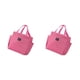 thumbnail image 4 of sweethay Bolsa de almuerzo aislada, impermeable, de gran capacidad, reutilizable, almacenamiento térmico para cena, Camping, Picnic, Rosa 2piezas, 4 of 6