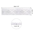 thumbnail image 2 of 4x16 Inch Diamond Plate Aluminum, 1 Pcs Aluminum Diamond Tread Plate Metal for Roof Flashing Car, 1/8inch Thickness, 2 of 5