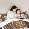 thumbnail image 5 of Homewish Sport Football 3-Piece Full Size Comforter Sets for Kids Children Teens,Geometric Plaid Grid Bedding Comforter Set,Ball Gamer Baseball Lightweight Bedding Sets,Super Cozy Room Decor, 5 of 8