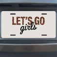 thumbnail image 7 of License Plate, Let's Go Girls Slogan Decorative Front,Personalized Stainless Steel License Plate Cover For Men Women,12.2" X 6.2", 7 of 7