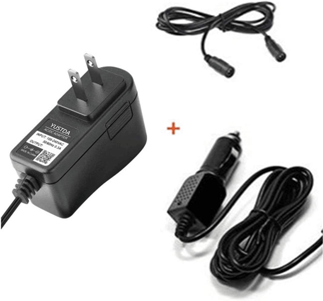 YUSTDA Fast DC 12Volt Port Wall Charger Adapter Cable Cord for