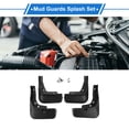 thumbnail image 2 of Unique Bargains Front & Rear Side Automotive Mud Guards Splash Compatible for Ford Taurus 2019-2020, 2 of 7