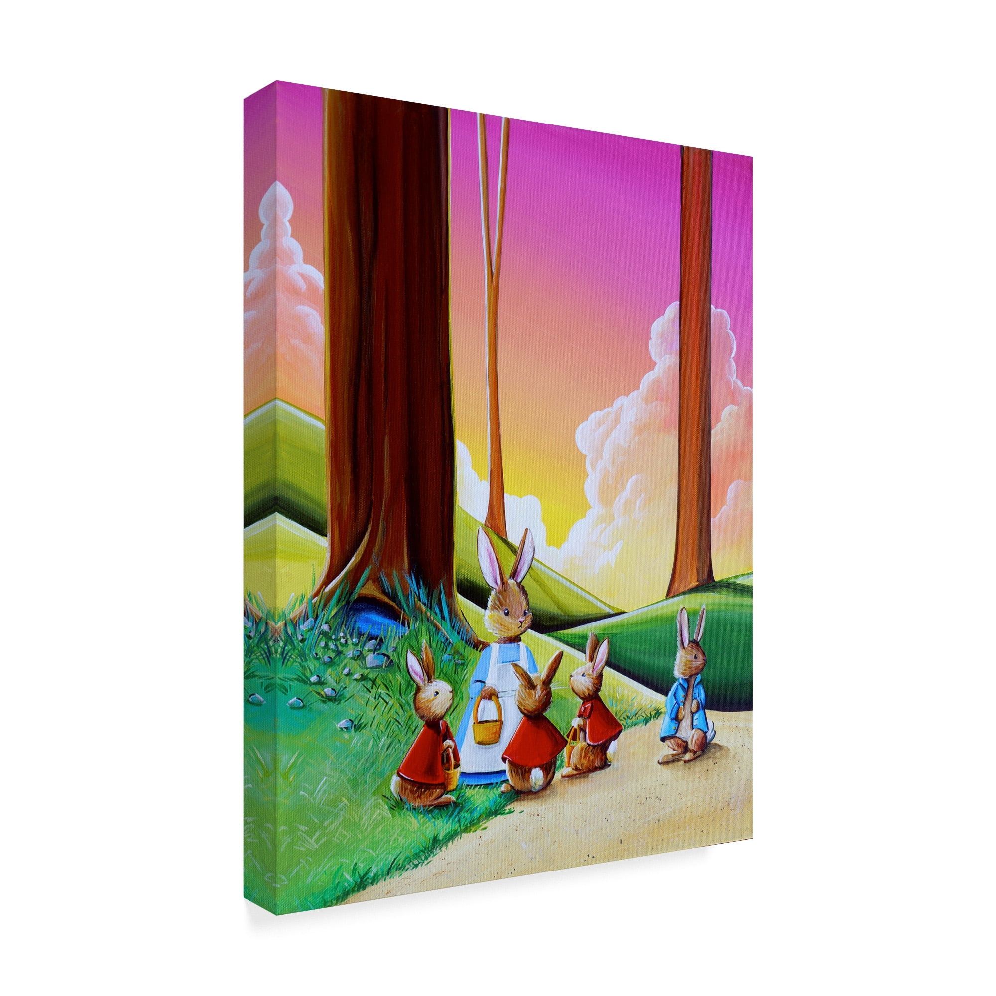 Trademark Fine Art 'Peter Rabbit 2' Canvas Art by Cindy Thornton