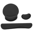 thumbnail image 1 of Juego de alfombrillas para ratón con protección para muñecas, ergonómicas, fáciles de limpiar, para teclado, reposamuñecas, almohadilla para teclado, 1 of 10