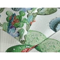 thumbnail image 4 of Ambesonne Cactus Quilted Bedspread Set 3 Pcs, Various Types Art, Queen Size, Multicolor, 4 of 5