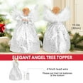 thumbnail image 6 of (2 pack) Ayieyill Angel Treetop, 12-Inch, Christmas Angel Tree Topper, Lighted Angel Tree Topper White -Christmas Tree Topper Decoration Ornament (Silver), 6 of 9