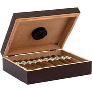 Humidor Supreme Quality Importers Travel Humidor (20 Cigars), Cherry
