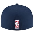 thumbnail image 4 of Men's New Era Navy LA Clippers 59FIFTY Fitted Hat, 4 of 5