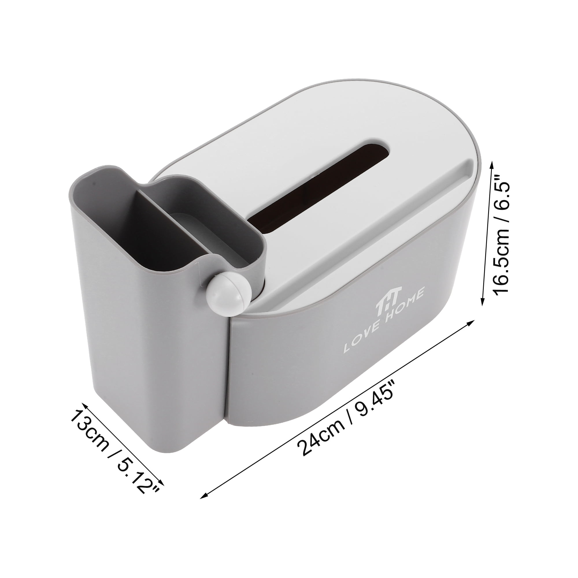 Unique Bargains 1 Pc Versatile Tissue Box Cover [Gray]