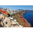 thumbnail image 2 of Larry Malvin 14x11 White Modern Wood Framed Wall Art Titled - Hillside View Cliffs, 2 of 5