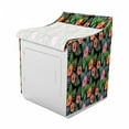 thumbnail image 2 of Hibiscus Washer Cover, Palm Leaves and Warm Climate Flowers in Cheery Colors, Dust and Dirt Free Decorative Print, 29" x 28" x 40", Multicolor, by Ambesonne, 2 of 3