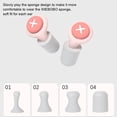 thumbnail image 4 of Silicone Earplug Sleep Ear Plug Professional Anti-Snore Soft Slow Simple Operation Ears Foam Ear Protector Household for Travel Pink 4pcs, 4 of 9