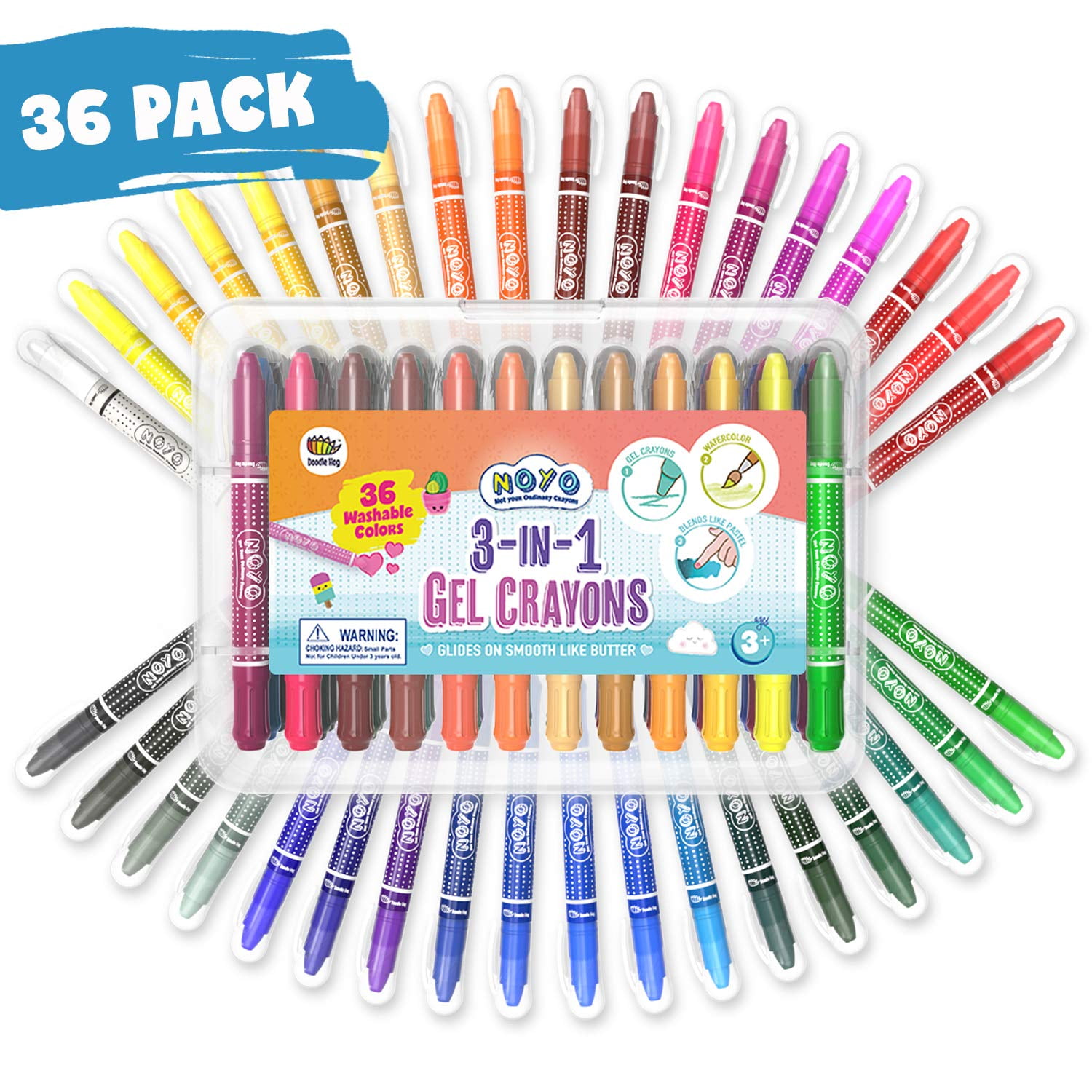 Crayon- Pastel- Watercolor 24 colors Slick Twistables Gel Crayons Barrel Crayons Art Tools; Silky Crayons Jumbo HappyKids Washable Crayons Non Toxic 3 In 1 Effect Crayon- Pastel- Watercolor 24 colors Slick Twistables Gel Crayons Barrel Crayons Art Tools; Silky Crayons Jumbo HappyKids Washable Crayons Non Toxic 3 In 1 Effect