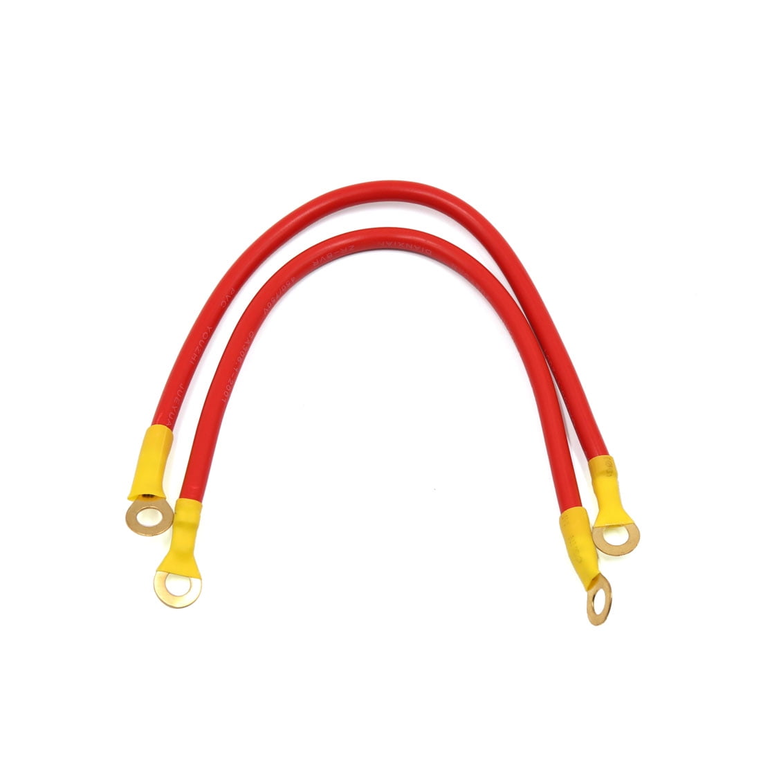 2Pcs 27cm Length Universal Auto Car Battery Inverter Wire Power