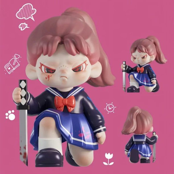DORA Strangers no pueden acercarse a la serie caja ciega juguete Animal caja misteriosa figura de acción juguetes Kawaii muñeca niñas