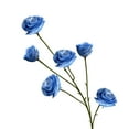 thumbnail image 2 of Clearance Under $3 Artificial Rose Spray 6-Head Rose Bouquet For Living Room Vase Filler,Plastic (F) (1Pc), 2 of 7