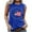 Blue, variant on breaise 4th of July Tank Tops for Women Summer Patriotic Red White and Blue Graphic Tshirts Loose Fit Sleeveless T-shirts Cami Breathable Crewneck Tanks Going Out Tops for Women