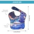 thumbnail image 4 of Kdxio Cloud Cute Rabbit Bibs For Babies, Baby Bibs for Eating, Toddler Bibs, Waterproof Bibs, Feeding Bibs, for Toddlers, Boys, Girls, 4 of 8