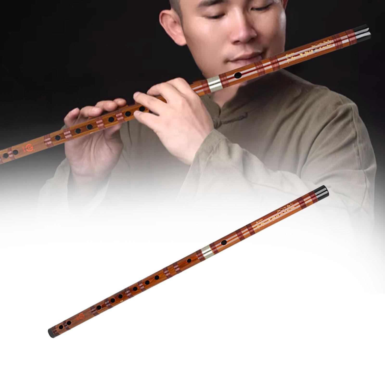 LeeQinersw Bamboo Flute Handmade Polished Professional for Orchestra Musical Instrument for Key of D