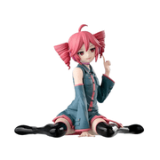 Eyucdvc Kasane Teto Anime Sitting Pose Collectible Figurine Decorative Desktop Ornament for Home Collection Gift