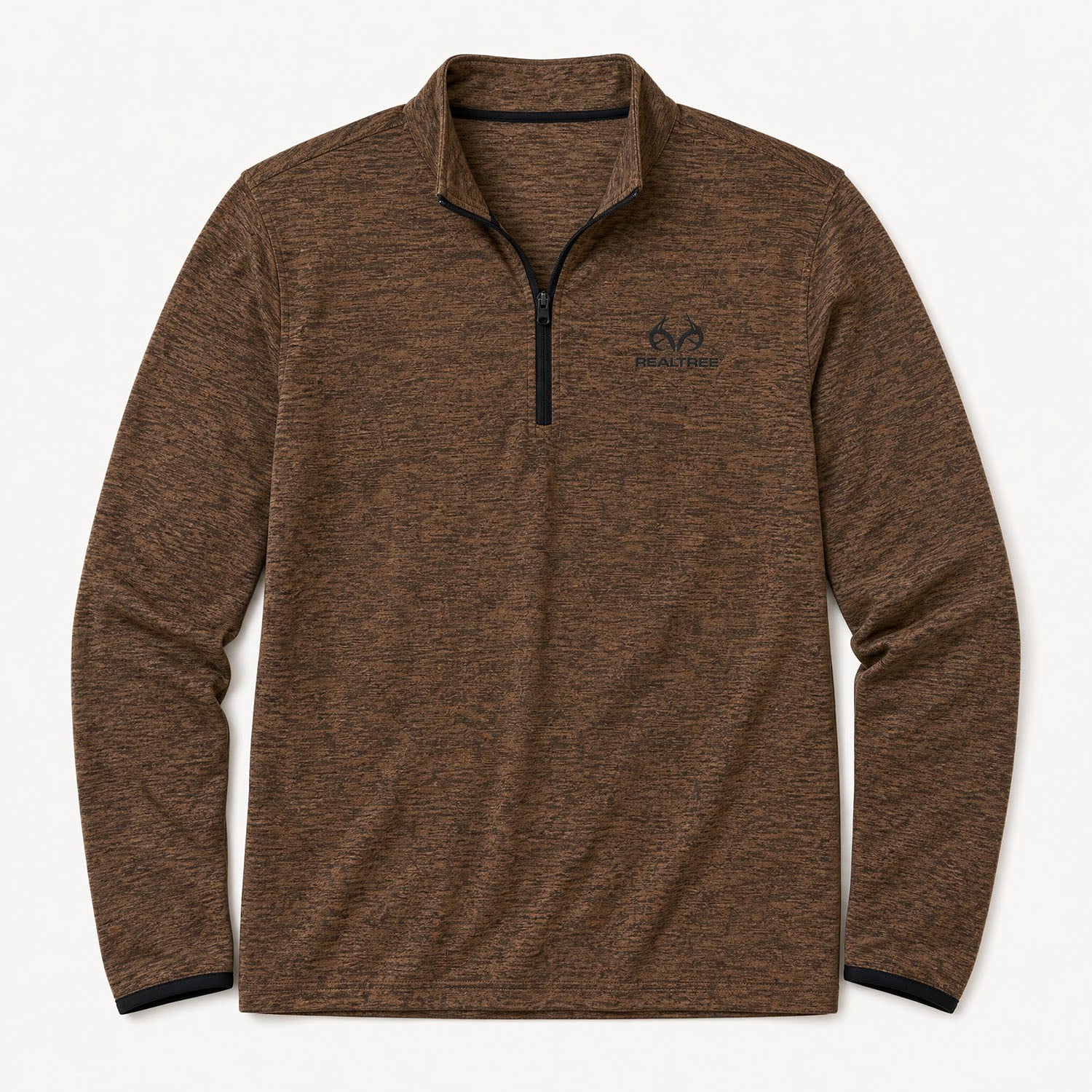 Realtree Men's Fleece Quarter Zip Pullover Sweatshirt, Sizes S-2XL