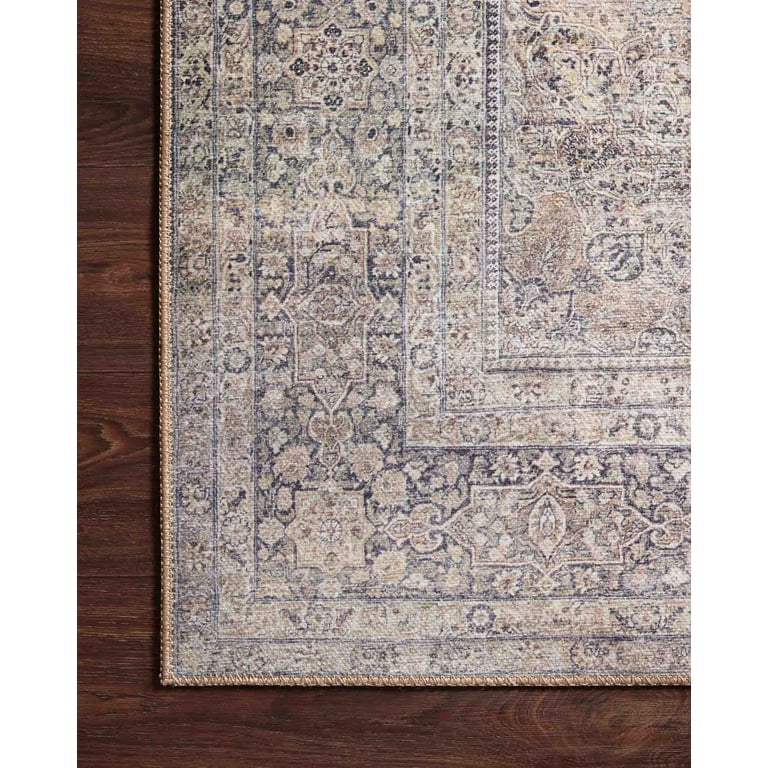 Loloi II Wynter WYN-03 Silver Charcoal Rug - 7 ft 6 in x 9 ft 6 in