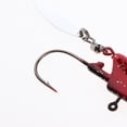 thumbnail image 4 of 10 Uds Red Fish Head Jigs Anzuelos de señuelo y Jigs de pesca Multicolor Cebos duros Underpin Swimbait Hooks, 4 of 8