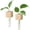 2 Pcs Wood, variant on Magnetic Test Tube Flower Vases for Refrigerator.