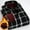 Black, variant on zejinsd Light Jackets for Men Fashion Fleece Lined Patchwork Plaid Shirt Button Up Casual Fit Thick Heavyweight Jacket