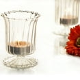 thumbnail image 5 of Teissuly Glass Candleholders Tea Light Candle Holders Clear Wedding Weddings Hurricane Tall Elegant Ideal for Dining Party Home Decor Parties Table Settings Gifts, 5 of 5