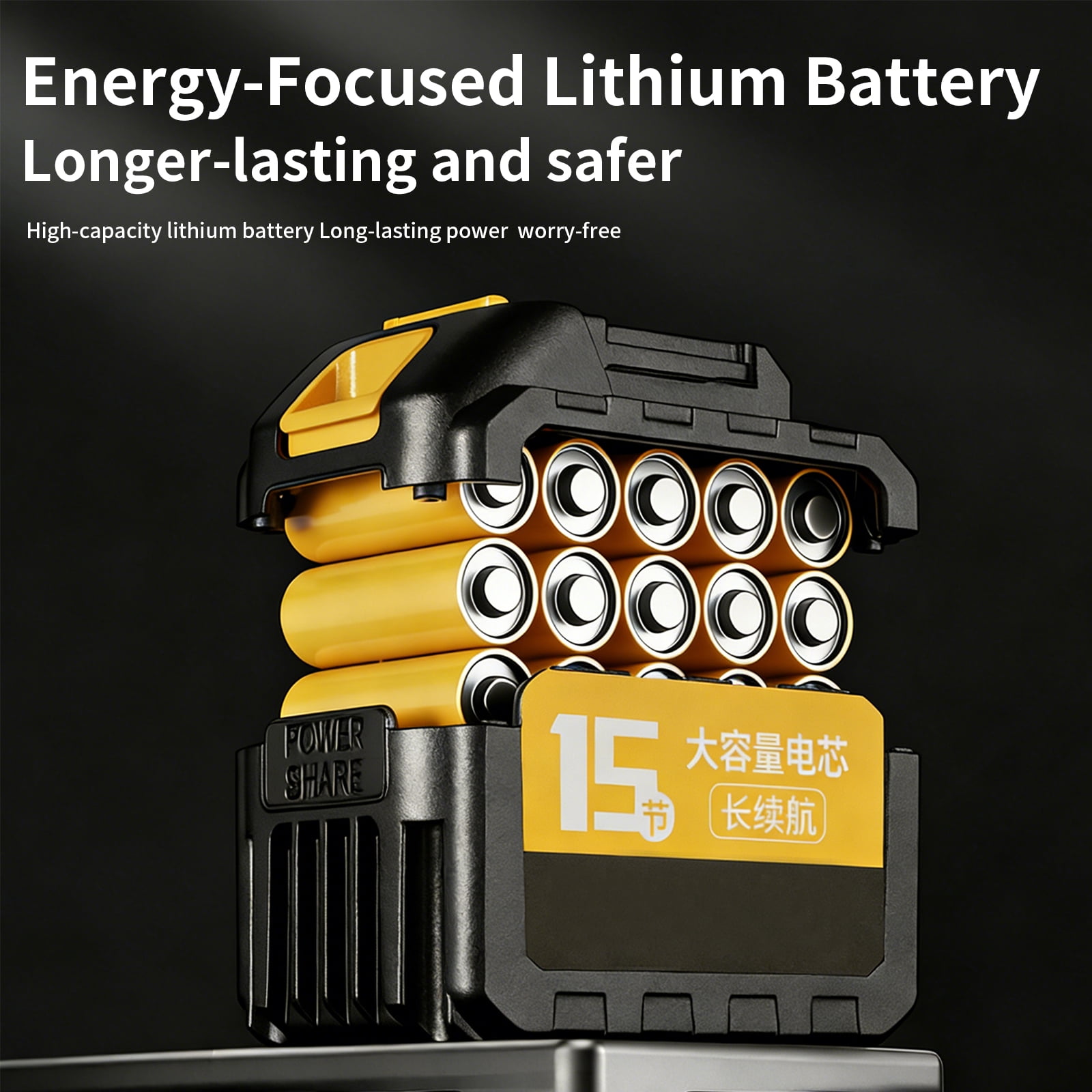 21V Battery Powered Cordless Leaf Blower, Lightweight Design, Push-to-Lock Attachment, Large Turbine Fan