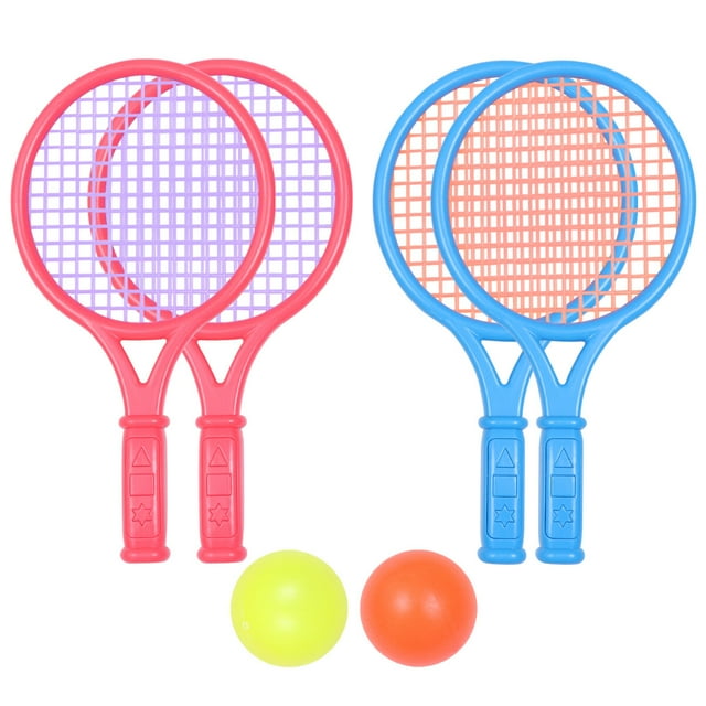 Shisuyan Tennis Racket Set for Childrens Tennis Racket 2 Sets 10.4x5.5x1.2in