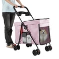 thumbnail image 4 of Wussanun 2-in-1 Pet Carrier Backpack & Trolley Case for Cats and Dogs, with Clear Ventilation Holes & Silent Wheels for Airplane Car Travel, 4 of 8