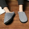 thumbnail image 7 of LANREMON Women's Warm Cotton Knit Memory Foam Slippers Slip-On House Shoes Christmas Bedroom Slippers Indoor and Outdoor Gray, 7 of 7