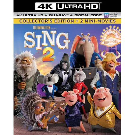 Sing 2 4K UHD Matthew McConaughey NEW