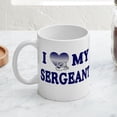thumbnail image 3 of CafePress - Love My Sergeant Mug - 11 oz Ceramic Mug - Novelty Coffee Tea Cup, 3 of 3