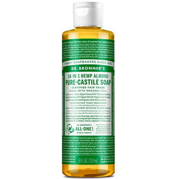 Dr. Bronner's - 18-In-1 Almond Pure-Castile Soap | Multiple Sizes