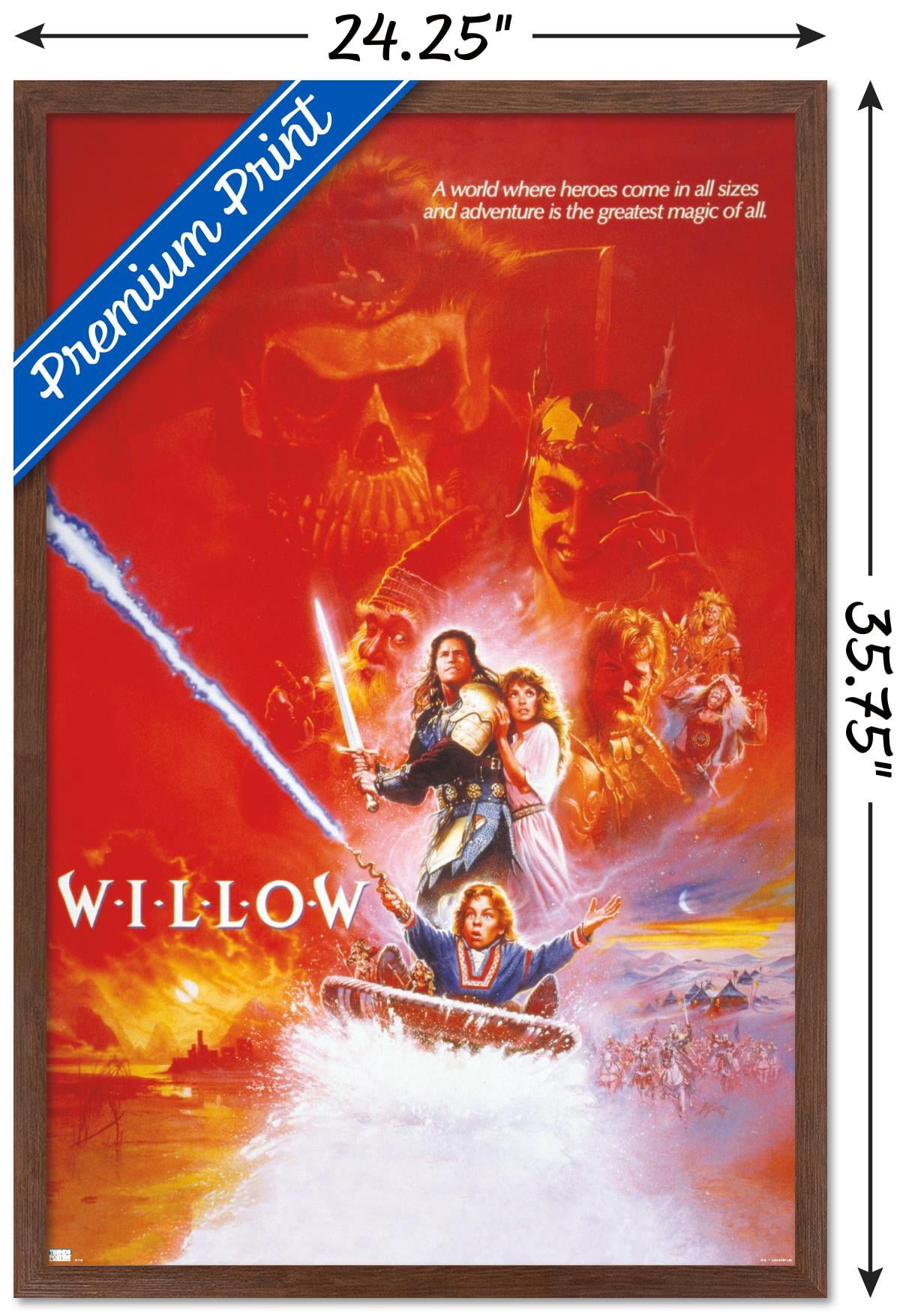 Willow - One Sheet Wall Poster, 22.375" x 34" Framed