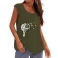thumbnail image 1 of Mujer Verano Casual Sin mangas Botón Chaleco Cuello redondo Blusa suelta Active Top Mujer Fridja  gh2237, 1 of 4