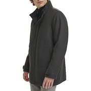 Dockers Men's Wool Melton Two Pocket Full Length Duffle - Size: Men S - Charcoal