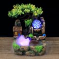 thumbnail image 1 of Table Ornament, Innovative Resin Desktop Fountain, For Office 220V EU Plug, 1 of 8