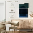 thumbnail image 5 of Elephant Stock Remembering Rothko Ii Wall Art - Vertical Multi Panel Canvas - Living Room Wall Decor - Abstract Multi Panel - Blue And Teal Decor By Rob Delamater - 42" x 65", 5 of 8