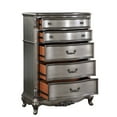 thumbnail image 4 of Acme Furniture Ausonia Chest, Antique Platinum Finish (BD00607), 4 of 9