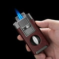 thumbnail image 3 of Cigar Lighter Five-In-One Multi-Functional Lighter With Cigar Drill, Cigar Holder, V-Cut Cigar Pin, 3 of 5