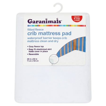 Garanimals Fitted Fleece Crib Mattress Pad