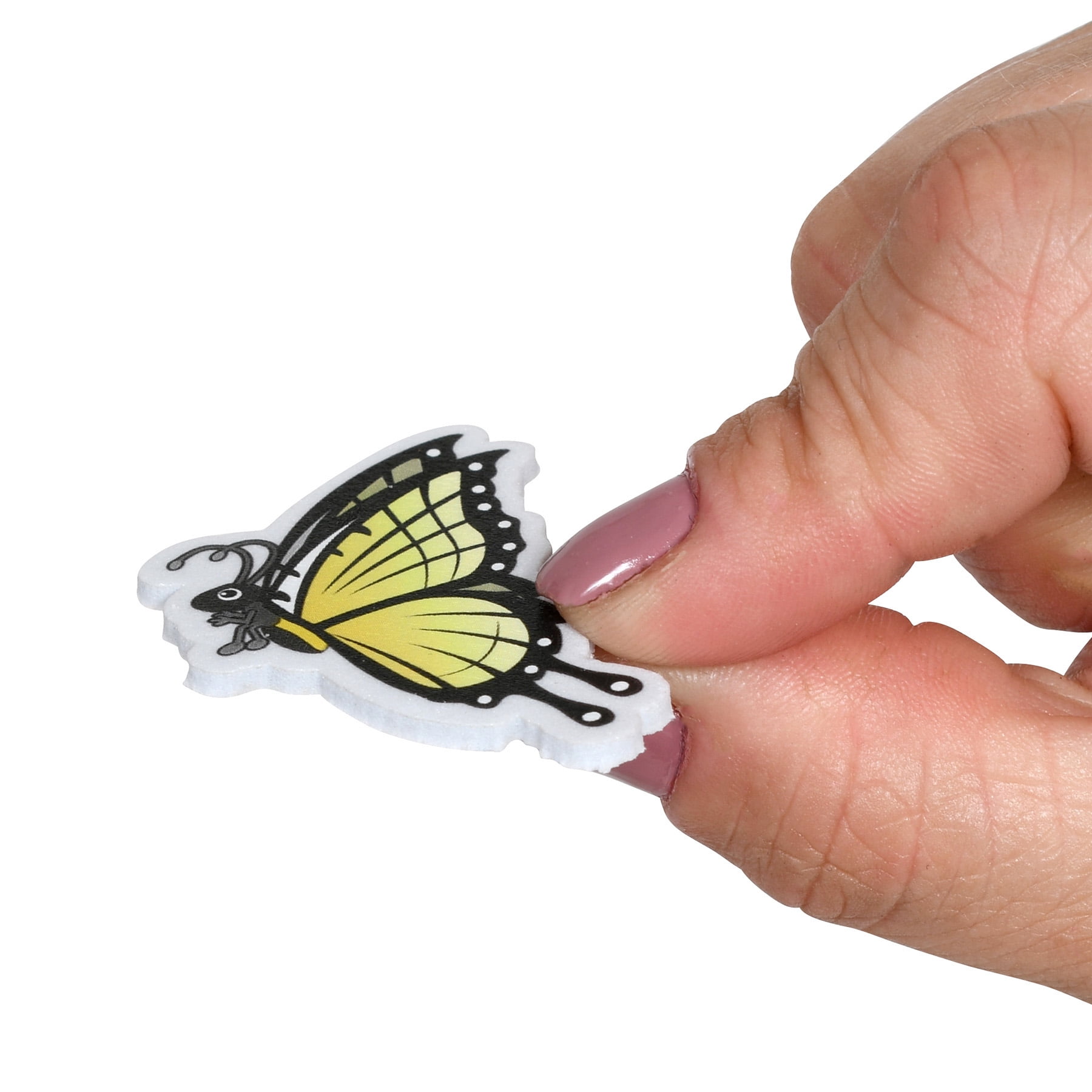 READY 2 LEARN Foam Stickers - Butterflies - 172 Per Pack - 3 Packs
